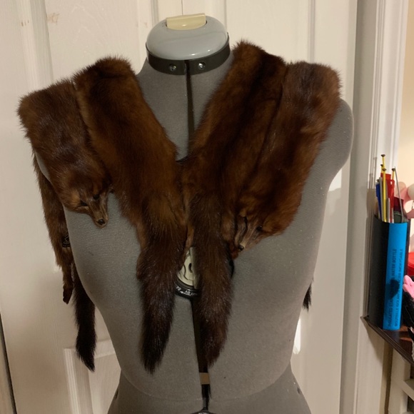 Genuine mink fur